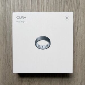 Oura Ring 4 Stealth Matte Black Size 6